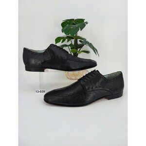 Kenneth Cole Men's Black Leather Lace Up Oxford Dress Shoes Size 13 US